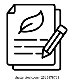 Green Policy Icon Element For Design