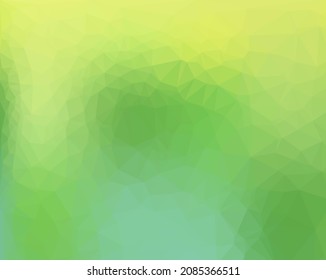Green Poligonal Background Nature Poster, Vector Illustration.