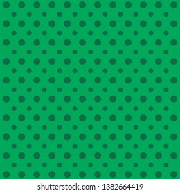 green polka dot background wallpaper - vector