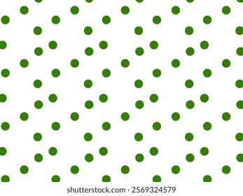 Green polka dot. Seamless abstract pattern, flat style. Circle and bubble. Boba seagrass drink 
