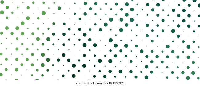 Textura de lunares verdes sobre fondo blanco, patrón blanco sin fisuras con lunares verdes, patrón de lunares verdes sin fisuras, patrón de lunares verdes