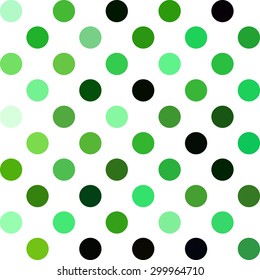 Green Polka Dots Background, Creative Design Templates