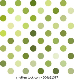 Green Polka Dots Background, Creative Design Templates