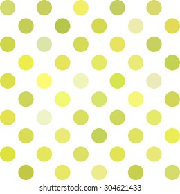 Green Polka Dots Background, Creative Design Templates