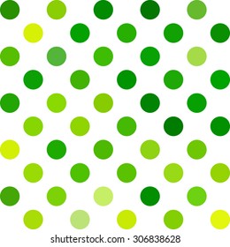 Green Polka Dots Background, Creative Design Templates