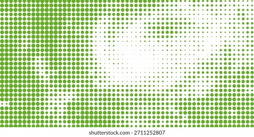 Grüne Polka-Punkte auf weißem Hintergrund	