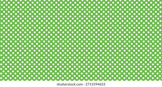 Grüne Polka-Punkte auf weißem Hintergrund.eps10