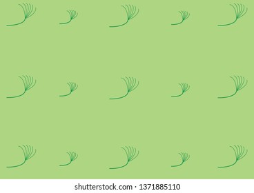 Green pollen background use for gift wrapping vector 