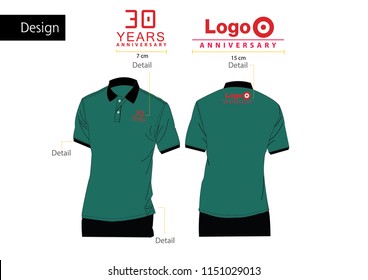 Green Polo vector 30Years Anniversary
