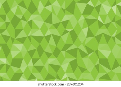 Green poly abstract background.