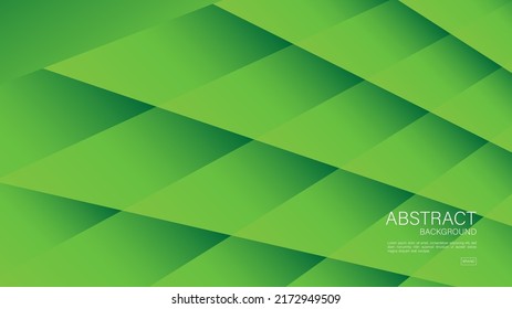 Abstrakter Hintergrund grüner Polygon, Wellenmuster, minimale Textur, Web-Hintergrund, Design der grünen Abdeckung, Flugzeugablage, Banner, Buchabdeckung, Wanddekoration, Tapete, Geometrisches Hintergrunddesign