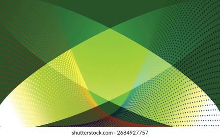 Diseño de fondo abstracto poligonal verde