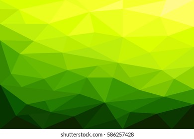 Green polygonal abstract background-Vector Illustration