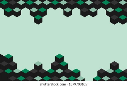 Green Polygonal Background