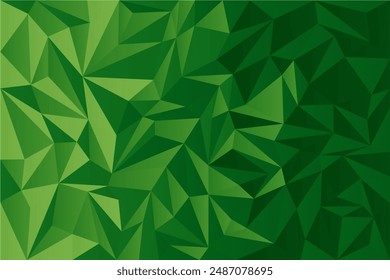 fondo poligonal verde libre de Vector