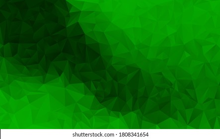 Green polygonal background. Vector illustration. Follow other polygonal backgrounds in my collection.