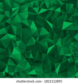 Green polygonal background. Vector illustration. Follow other polygonal backgrounds in my collection.