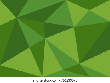 Green polygonal background, vector illustration, abstract texture, wallpaper, cover, Business flyer template, book layout, advertisement, print media
