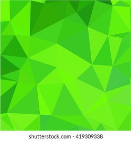 Green polygonal business background