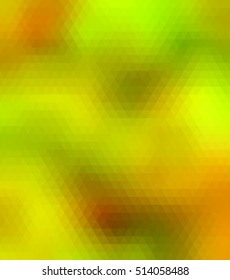Green polygonal illustration with triangle. Geometric background.