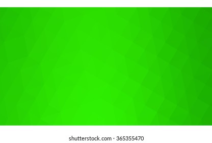 Green polygonal illustration, which consist of triangles. Geometric background in Origami style with gradient. Triangular design for your business.