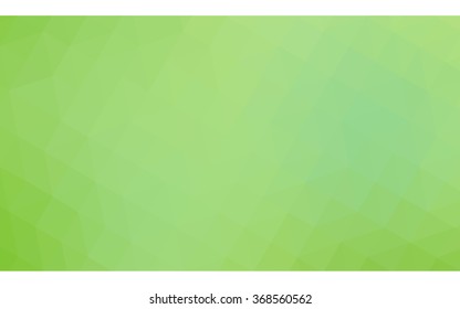 Green polygonal illustration, which consist of triangles. Geometric background in Origami style with gradient. Triangular design for your business.