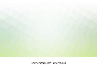 Green polygonal illustration, which consist of triangles. Geometric background in Origami style with gradient. Triangular design for your business.