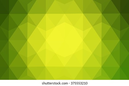 Green polygonal illustration, which consist of triangles. Geometric background in Origami style with gradient. Triangular design for your business. Green polygonal illustration, which consist of triangles. Geometric background in Origami style with gradient. Triangular design for your business.