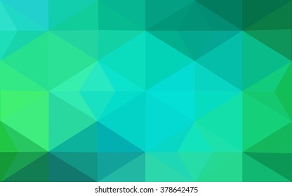 Green polygonal illustration, which consist of triangles. Geometric background in Origami style with gradient. Triangular design for your business. Green polygonal illustration, which consist of triangles. Geometric background in Origami style with gradient. Triangular design for your business.