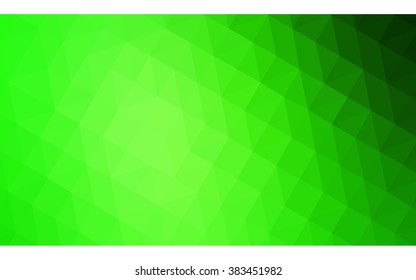 Green polygonal illustration, which consist of triangles. Geometric background in Origami style with gradient. Triangular design for your business. Green polygonal illustration, which consist of triangles. Geometric background in Origami style with gradient. Triangular design for your business.