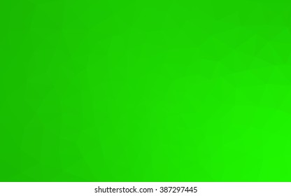 Green polygonal illustration, which consist of triangles. Geometric background in Origami style with gradient. Triangular design for your business.