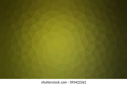 Green polygonal illustration, which consist of triangles. Geometric background in Origami style with gradient. Triangular design for your business.