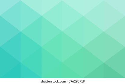 Green polygonal illustration, which consist of triangles. Geometric background in Origami style with gradient. Triangular design for your business.