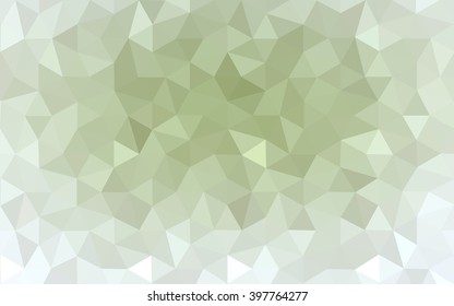 Green polygonal illustration, which consist of triangles. Geometric background in Origami style with gradient. Triangular design for your business.