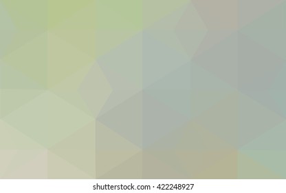 Green polygonal illustration, which consist of triangles. Geometric background in Origami style with gradient. Triangular design for your business.