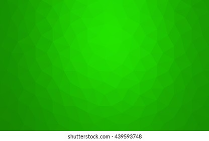 Green polygonal illustration, which consist of triangles. Geometric background in Origami style with gradient. Triangular design for your business.