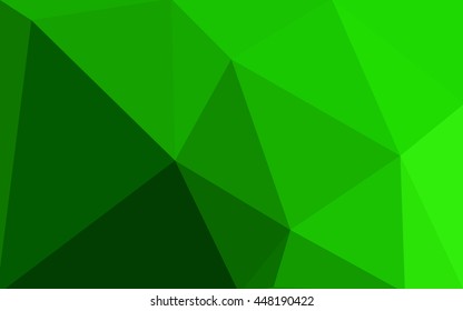 Green polygonal illustration, which consist of triangles. Geometric background in Origami style with gradient. Triangular design for your business. Green polygonal illustration, which consist of triangles. Geometric background in Origami style with gradient. Triangular design for your business.