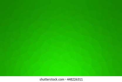 Green polygonal illustration, which consist of triangles. Geometric background in Origami style with gradient. Triangular design for your business.