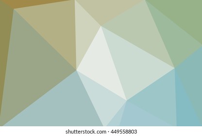 Green polygonal illustration, which consist of triangles. Geometric background in Origami style with gradient. Triangular design for your business.