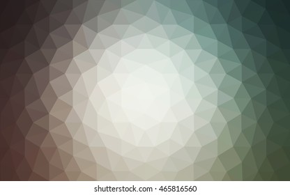 Green polygonal illustration, which consist of triangles. Geometric background in Origami style with gradient. Triangular design for your business.