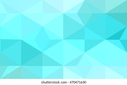 Green polygonal illustration, which consist of triangles. Geometric background in Origami style with gradient. Triangular design for your business.