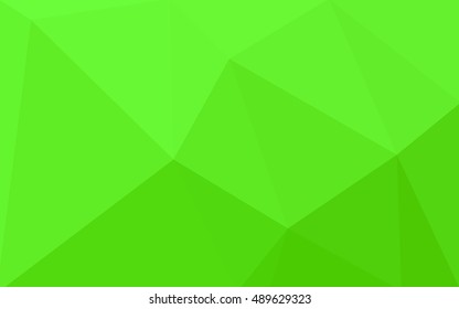 Green polygonal illustration, which consist of triangles. Geometric background in Origami style with gradient. Triangular design for your business.