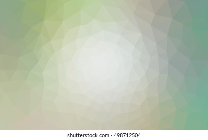 Green polygonal illustration, which consist of triangles. Geometric background in Origami style with gradient. Triangular design for your business.