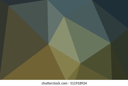 Green polygonal illustration, which consist of triangles. Geometric background in Origami style with gradient. Triangular design for your business.