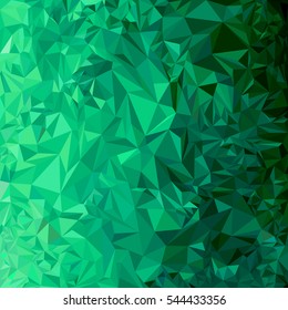 Green Polygonal Mosaic Background