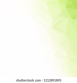 Green Polygonal Mosaic Background, Creative Design Templates