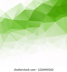 Green Polygonal Mosaic Background, Creative Design Templates