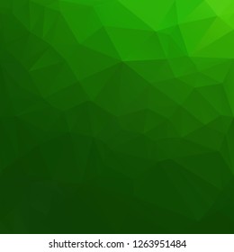 Green Polygonal Mosaic Background, Creative Design Templates