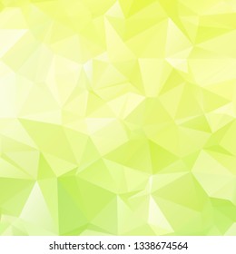 Green Polygonal Mosaic Background, Creative Design Templates