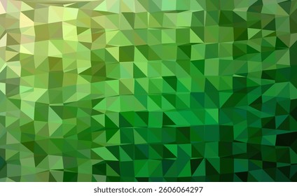 Green polygonal Mosaic Background, Creative Design Templates.